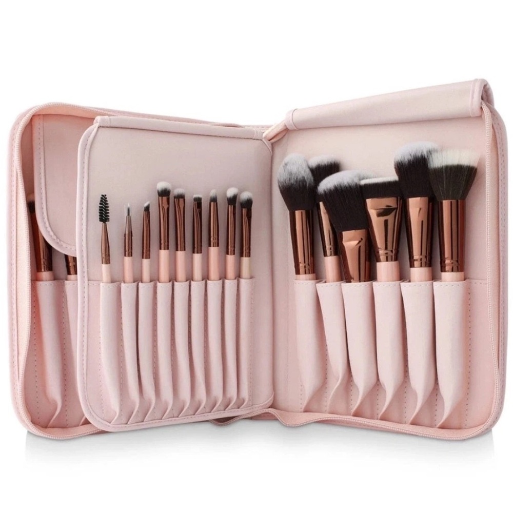 Brand New Luxie Rose Gold Makeup Brush Set 30 Piece. MSRP:$400